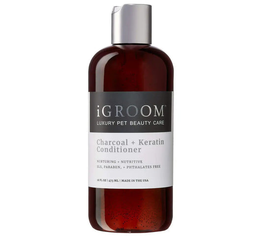 iGroom Charcoal + Keratin Dog Conditioner